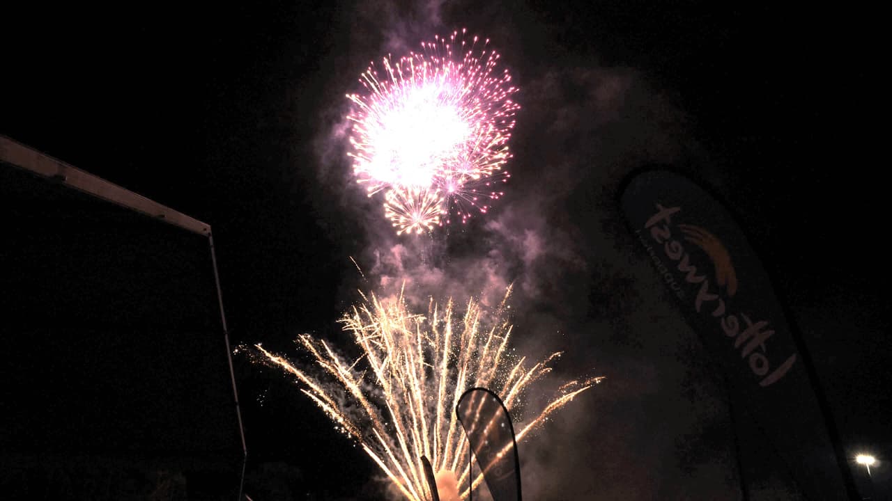 Fireworks Corymbia festival Kalamunda Western Australia