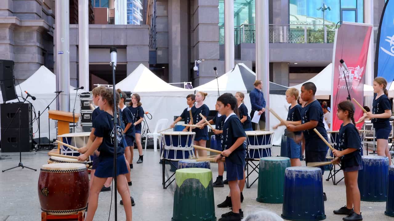 Taiko Kids Perth Japan Festival Matsuri Western Australia