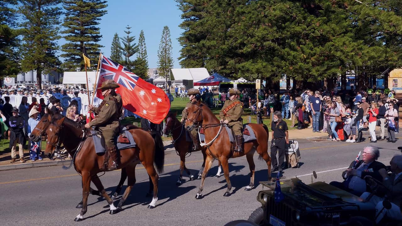 Anzac Day March Fremantle 2018 Western Australia