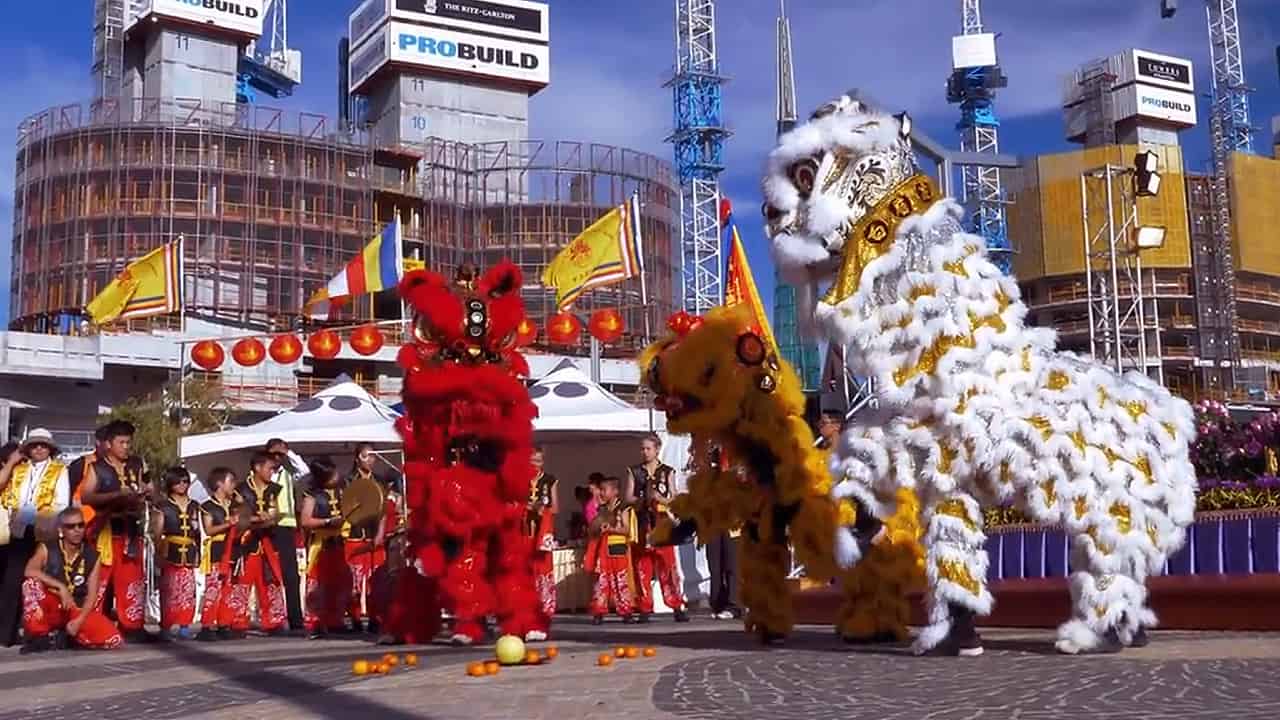 Lion Dance Yaolin Buddha Blessing Perth Western Australia