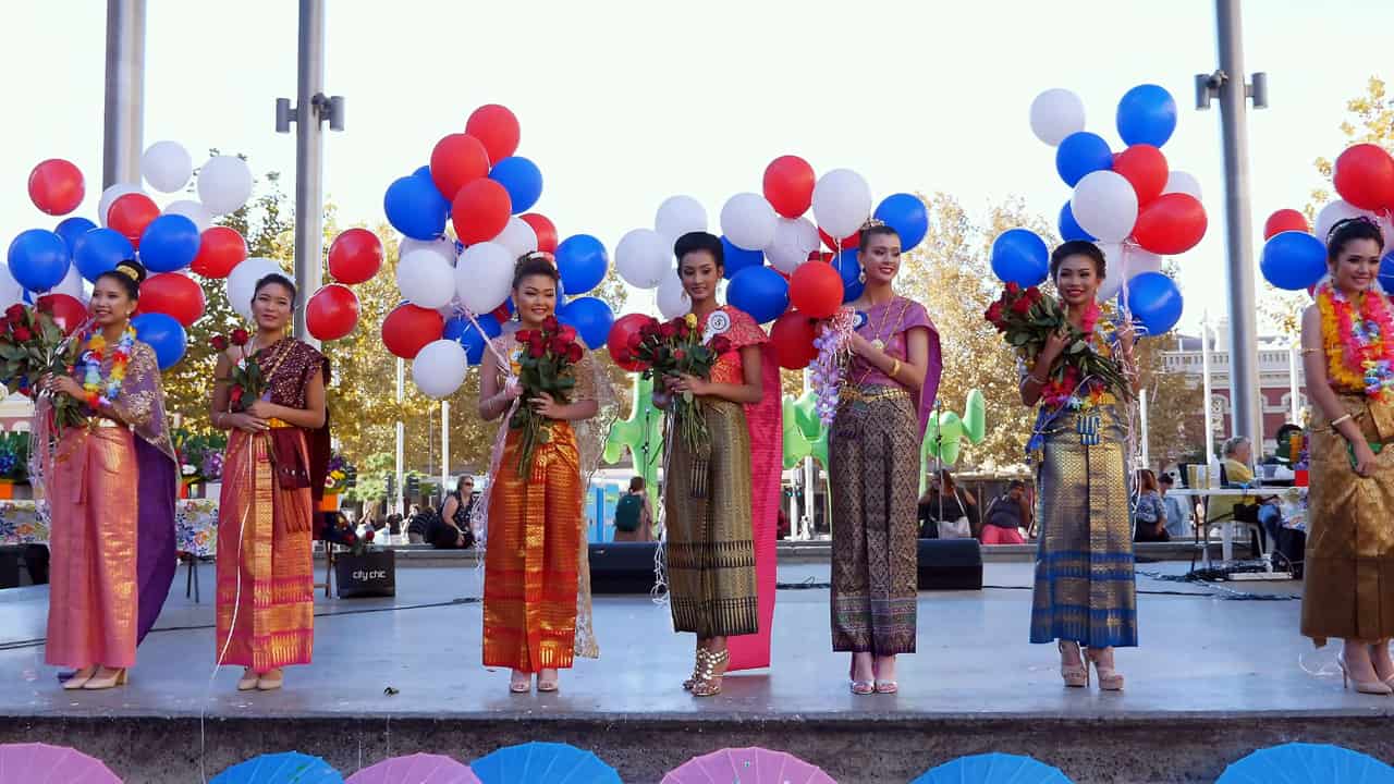 Miss Beauty Pageant Songkran 2018 Festival Perth Western Australia