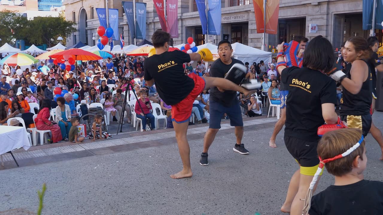 Muay Thai Training Songkran Festival 2018 Perth Australia