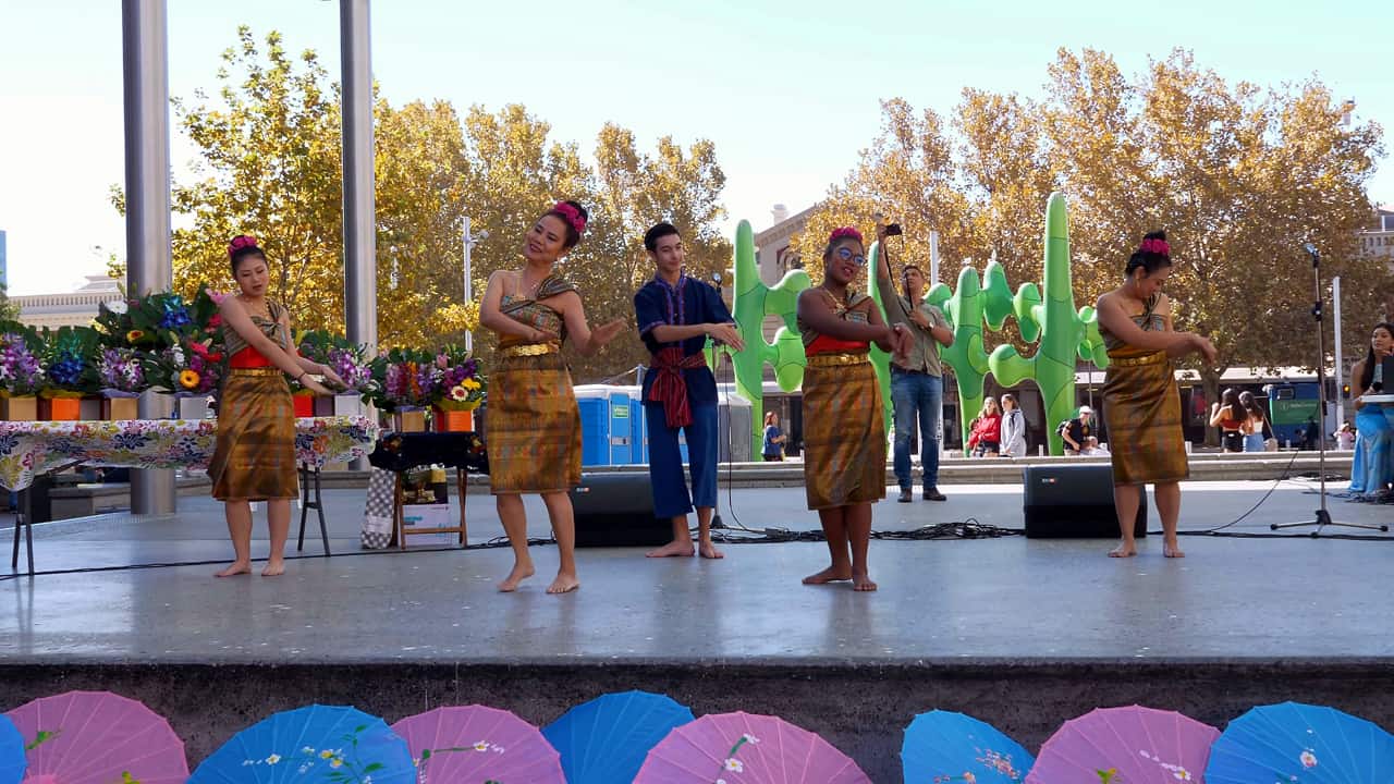 Songkran Thai Dance Ram Wong Wan Perth Western Australia