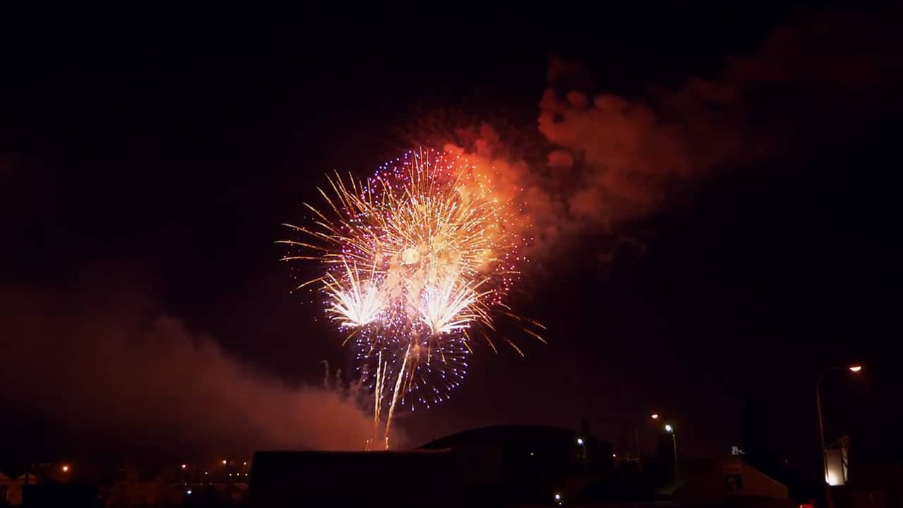 Fireworks spectacular Western Australia Day Fremantle 2018 Australia